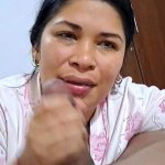 My horny mother-in-law enters my room to give me the best blowjob