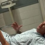 arrested patient Mr Pete turns the table and ties wrists to blonde nurse Lia Lor and whips her ass then rough fucks her in bed in the hospital