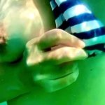Nude swimming public beach underwater big natural boobs and big nipples