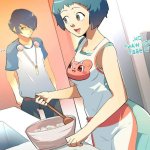 Porn comic Cooking with Fuuka. Persona 3 Erotic comic kitchen but her