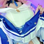 Model Yami yamisung in cosplay March 7th from Honkai Star Rail