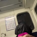 Public sex in a train car in the subway
