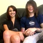 Homemade porn of a young amateur couple fucking hard