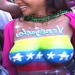 Mardi Gras Debauchery Girls Flashing Kissing Eating Pussy