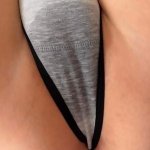 Pushed her wet panties aside and fucked her tight pussy close up