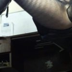 Naughty teacher squirts under her desk during the lesson