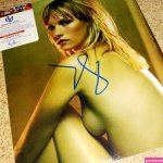 January Jones Signed 8x10 Photo GA COA Sexy Authentic Autograph Mad Men X-Men