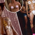 Orville Peck goes naked for Paper Magazine as masked country singer channels Chris Evans risqué movie scene