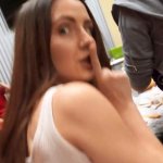 Shameless couple fucking in the kitchen in point of view