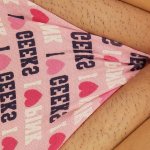 Wedged panties reveal perfect pussy Porn Pic
