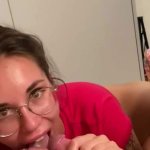 My hot wife gave me a blowjob while being fucked doggystyle by my friend.