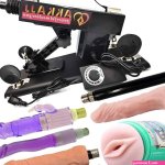 : AKKAJJ Larger Motor Sex Machine with a Special Heatable Dildo Automatic Thrusting Machine with Male Masturbation Cup Sex Toys for Women and Men Black : Health Household