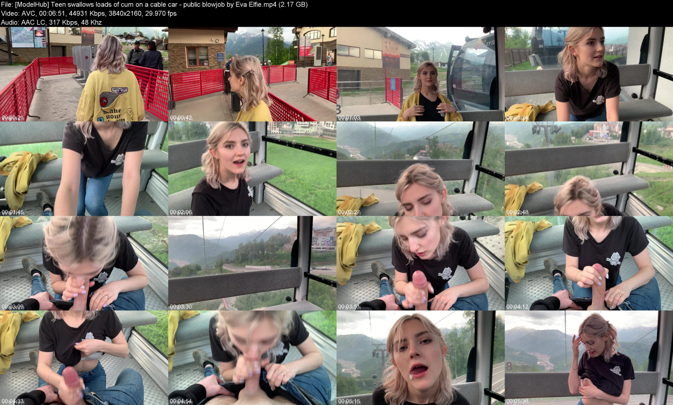 Blowjob cable car (photos)