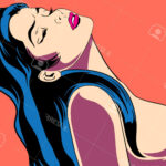 Sexy Vrouwelijk Personage. Royalty vrije SVG Cliparts Vectoren en Stock Illustratie. Image 99262667